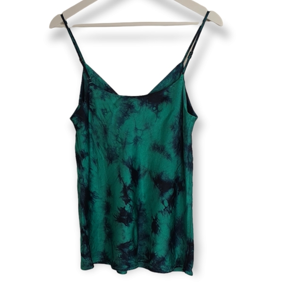 Sportsgirl Green and Navy Camisole Top - Picture 2 of 7